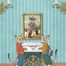 Voilà, les besnéts del Gat amb Botes.. Projekt z dziedziny Trad, c, jna ilustracja, Ilustracja c i frowa użytkownika Laia Ferraté - 26.08.2018