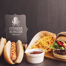Fitness Burger Branding. Un proyecto de Br, ing e Identidad, Dirección de arte y Diseño gráfico de Steven Medina - 26.08.2018