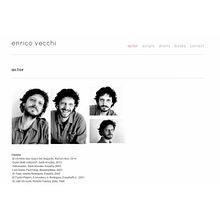 2014 - enrico vecchi web. Un proyecto de Diseño Web de Isa Garcia - 27.08.2018