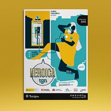 Heroica Tarragona 2018. Un progetto di Graphic design, Illustrazione tradizionale, Illustrazione digitale e Illustrazione vettoriale di Júlio Aliau - 01.06.2018