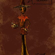 Espanta Pajaros aterrador . % zoor_marte tarafından hazırlanan Dijital İllüstras, Ve on projesi - 08.28.2018