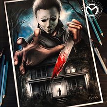 Halloween - Ilustraciòn en làpices de colores. Drawing, Artistic Drawing, Realistic Drawing, and Traditional illustration project by Mariano Mattos - 08.28.2018
