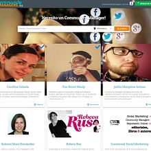 CommunityManagers.es. Web Design, Digital Marketing, and Social Media project by SIRIX - 08.29.2018