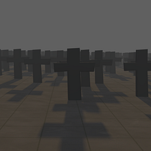 3D Cemetery. Un proyecto de 3D, Dirección de arte y Modelado 3D de Verónica Serrato - 29.08.2018