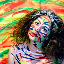 P a i n t i n g. Photograph, and Portrait Photograph project by Druska Alemán - 08.31.2018
