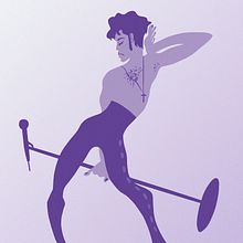Prince - Ilustración Editorial. Drawing, Artistic Drawing, Editorial Design, Traditional illustration, and Digital Illustration project by Martin A. Rodriguez Molina - 08.31.2018