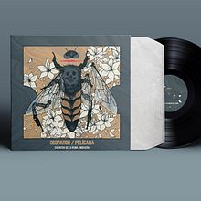 Bestia Parda Records Split design. Design gráfico e Ilustração tradicional projeto de Álvaro Cubero González - 16.03.2018