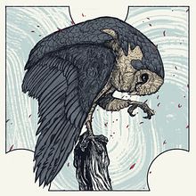 Barn Owl. Ilustração tradicional projeto de Álvaro Cubero González - 10.02.2018