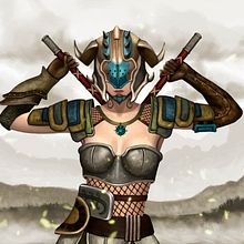 Guild wars 2 fanart. Concept Art, Character Design, and Digital Illustration project by paolahf - 09.01.2018