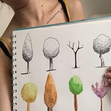 Mi Proyecto del curso: Dibujo para principiantes nivel -1. Un projet de Illustration traditionnelle de Inés Moreno - 02.09.2018