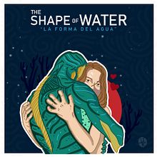 INFOGRAFIA - THE SHAPE OF WATER . Traditional illustration, Digital Illustration, and Vector Illustration project by Vanessa Correa Romero - 09.02.2018