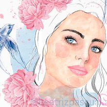 Mi Proyecto del curso: Retrato ilustrado en acuarela. Un proyecto de  de Beatriz Pascual - 03.09.2018