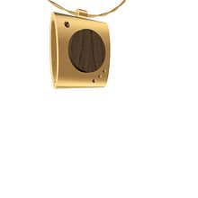 Pendant with wood and gems. Un proyecto de Diseño de jo y as de Santi Casanova González - 03.09.2018