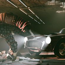 The beast wants a ride. Een project van 3D y  Reclame van Roman Goenaga - 03.09.2018