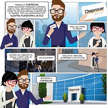 DESCUBRIENDO DISPROCAR - SOLUCIONES INTEGRALES. Un projet de B, e dessinée, Illustration numérique, Illustration vectorielle , et Publicité de Gong - 20.07.2018