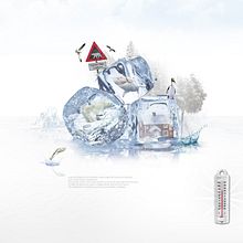Calentamiento Global. Un proyecto de Diseño, Diseño editorial y Diseño gráfico de Daniel Cifuentes - 05.09.2018