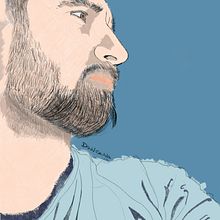 Male Portraits Ein Projekt aus dem Bereich Skizzenentwurf, Porträtzeichnung und Digitale Illustration von Daniel Gauna - 05.09.2018