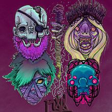 4 FANATICS. Un proyecto de Arte urbano, Dibujo e Ilustración digital de Rojo Martínez - 06.09.2018