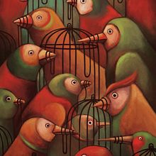Ley Mordaza. Cierra el pico. Un proyecto de Ilustración tradicional, Ilustración digital y Pintura de Irene Bofill García - 07.09.2018