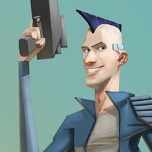 Alex, el pistolero. Un progetto di Arte concettuale, Character design, Illustrazione tradizionale e Illustrazione digitale di Daniel Davoise - 20.11.2017