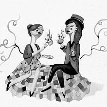 Interpretación de fotografía en Tinta China con Poni. Un progetto di Illustrazione tradizionale di Sofia L. Silva - 09.09.2018