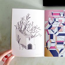 Constructions - Colaboración Zine. Drawing, Artistic Drawing, and Traditional illustration project by "lanómada" - 09.10.2018