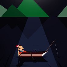 A la luz de la Luna Ein Projekt aus dem Bereich Grafikdesign und Traditionelle Illustration von Alberto Camacho Gordaliza - 10.09.2018