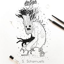 Expo Inktober . % Nia Schamuells tarafından hazırlanan Çizim projesi - 10.29.2018