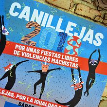 Cartel fiestas Canillejas 2018. Design, Poster Design, Graphic Design, Traditional illustration, and Digital Illustration project by Laura Bustos - 09.11.2018