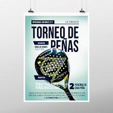 Carteles publicitarios para La Terracita Padel Club. Un proyecto de Diseño, Diseño gráfico, Marketing Digital y Publicidad de Esperanza Ros Cava - 09.09.2018