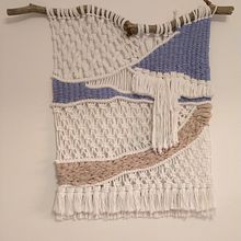 Mi Proyecto del curso: Introducción al macramé: creación de un tapiz decorativo. Projekt z dziedziny  Sztuki piękne użytkownika Elena - 12.09.2018
