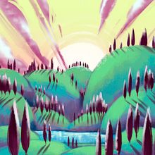 Backgrounds. Animation, 2D Animation, Comic, Concept Art, and Digital Illustration project by Gaspar Satorres Gil - 09.12.2018