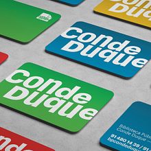 Conde Duque | Visual Identity. Projekt z dziedziny Branding i identyfikacja wizualna, Projektowanie graficzne i Projektowanie logotypów użytkownika Diego Moratalla - 30.05.2018