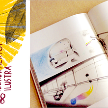 VIII Catálogo Iberoamérica Ilustra. Pencil Drawing, Artistic Drawing, and Traditional illustration project by "lanómada" - 09.12.2018