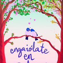 Cartel - Engaiólate en galego. Poster Design, and Digital Illustration project by Antón Miranda Méndez - 01.24.2017