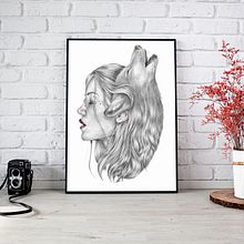 Spirit animals Ein Projekt aus dem Bereich Bildende Künste, Traditionelle Illustration, Skizzenentwurf, Concept Art, Kreativität, Artistische Zeichnung, Porträtzeichnung, Realistische Zeichnung, Digitale Illustration und Fotoretuschierung von alba paleo - 13.09.2018