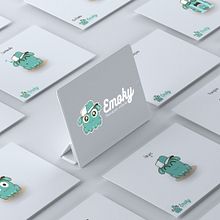 Emoky. Fine Arts, Design, Logo Design, and Graphic Design project by Javier Abellán García - 09.13.2018