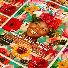 Afro Kahlo 2018. Art Direction, Design, Poster Design, Web Development, and Web Design project by Salvador Colmenar Bassols - 09.01.2018