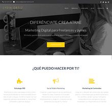 Lydia Ortiz - Marketing Digital para freelances y pymes Ein Projekt aus dem Bereich Digitales Marketing, Grafikdesign und Webdesign von Lydia Ortiz Banderas - 17.07.2018