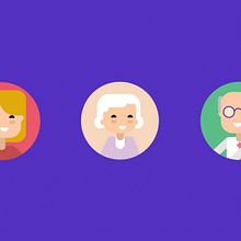 Geeny Ederly Care. 2D Animation, Traditional illustration, and Motion Graphics project by Carlos Lasarte - 09.17.2018