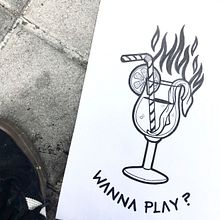 El juego. Street Art, Drawing, Pencil Drawing, Design, Poster Design, and Traditional illustration project by Uonki - 09.17.2018
