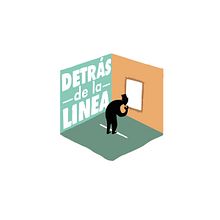 Detras de la linea. Diseño de identidad.. Graphic Design, and Traditional illustration project by Sergio Talavera García - 07.01.2018
