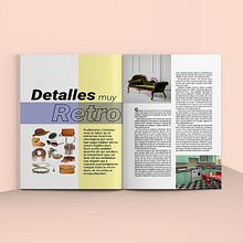 Diseño Editorial de Revista Retro. Design project by Marián Muñoz - 09.18.2018