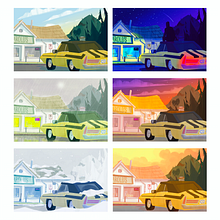 Estudio de ambientes Ein Projekt aus dem Bereich Traditionelle Illustration und Digitale Illustration von Mario Miravalles - 18.09.2018