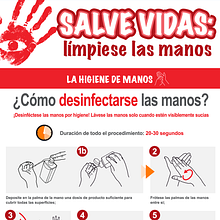 Salve vidas límpiese las manos . Direcția artistică, Design grafic & Infografice de Mangel Squin - 09.18.2018
