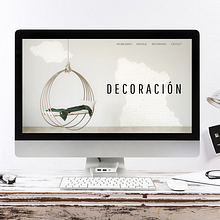 Propuesta psd web Decoración. Un projet de Webdesign de Irene Formoso Beloso - 18.09.2018