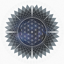 Flor de la vida. Geometría sagrada.. Graphic Design, and Traditional illustration project by Esteve Ca - 11.24.2018