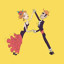 Flamenco Type. Character Design, Graphic Design, and Traditional illustration project by María Rosa Muñoz - 09.20.2019