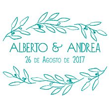 papelería boda. Un projet de Design graphique de Andrea Goiez - 01.08.2017