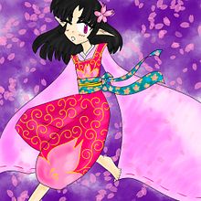 Hanako (Personaje original). Een project van  Ontwerp, Ontwerp van personages y Digitale illustratie van Luigina Lamanna - 30.08.2018